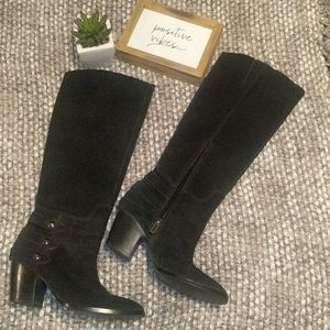 Ivanka Trump Suede Tall Boots